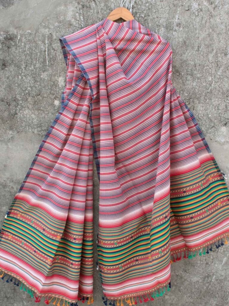 Chequred Bhujodi Dupatta at Shilphaat