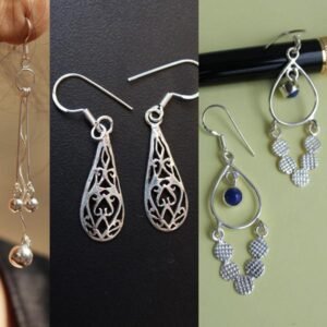 Real-silver-dangle-earrings-Shilphaat